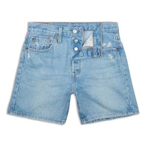 Levi’s 501 jean short hi rise mid thigh size 28